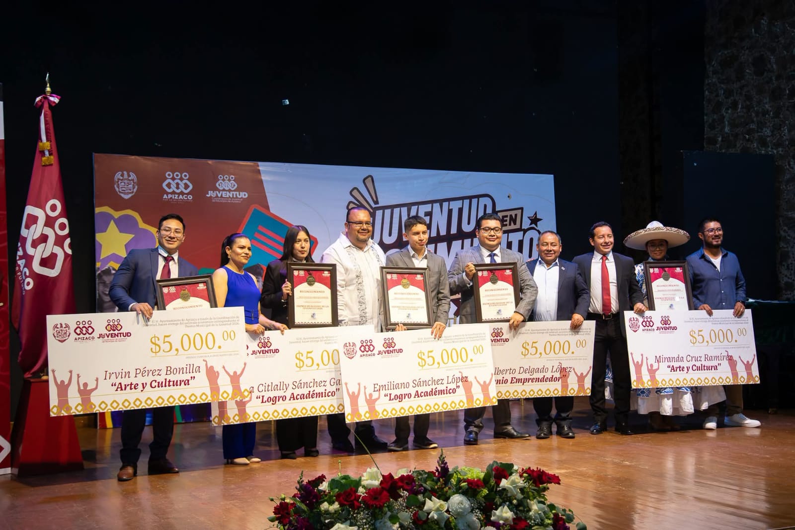 Entrega el Ayuntamiento de Apizaco el Premio Municipal de la Juventud 2026